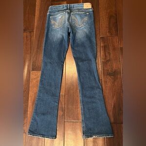 Women Hollister Low Waisted Ripped Jeans